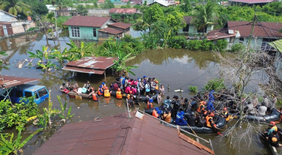 Sungai Siak Meluap, Lebih dari 17.000 Warga Pekanbaru Jadi Korban Banjir