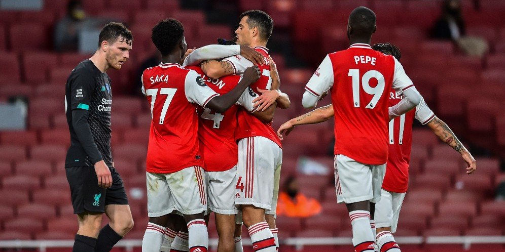 Menang 2-1, The Gunners Bungkam sang Juara di Emirates Stadium