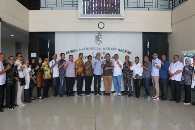 Bahas Persoalan RKT, DPRD Inhil Kunjungi DPRD Pekanbaru