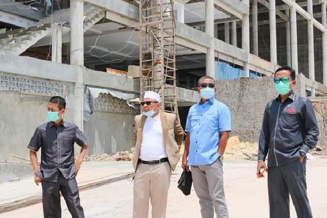 Rombongan Komisi IV DPRD Sidak Progres Islamic Center di Komplek Perkantoran Pekanbaru
