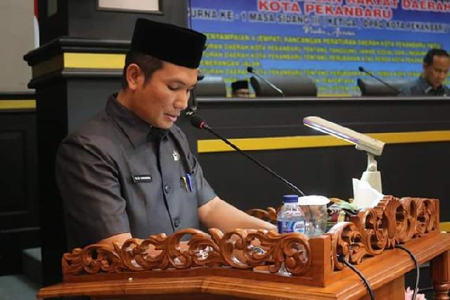 Wakil Rakyat Resmi Bahas 4 Ranperda Kota Pekanbaru