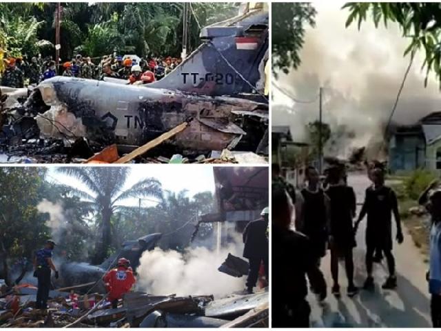 Bangkai Pesawat' TNI AU yang Jatuh di Kampar Riau